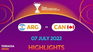 FIH Hockey Women's World Cup 2022: Game 22 - Argentina vs Canada | #HWC2022