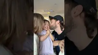Aurora wanted to do this with Miya 🥰 #alixandstephen #family