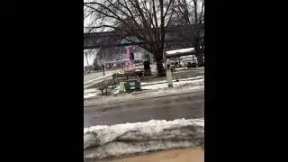 Exploring Small town in Wisconsin built into the mountains