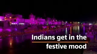 India gets festive ahead of grand temple event