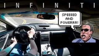 Speeeed and Powerrr! | POV 2003 Infiniti G35 Sedan 5AT drives up Old Julian Hwy (manual mode)