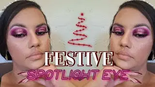 Cranberry Festive Spotlight Eye Look
