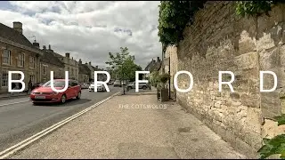 Exploring Burford In The Famous English Cotswolds | Relaxing Nature Walks & Sounds | 4KHD
