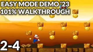 Course 2-4 [NSMB3 v4.0 'EasyMode' - Demo][101%]