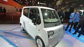 बैट्री से चलने वाली 3 पेंसजर के लिए छोटी कार Mahindra ATOM car in Auto Expo 2020