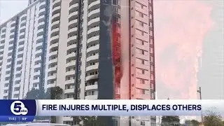 Crews investigating apartment fire in North Olmsted that left multiple people injured