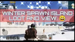 WINTER MODE SPAWN ISLAND - SNIPER HEAVEN | PUBG MOBILE| FULL LOOT DETAIL AND VIEW | ALIVE DRAGON
