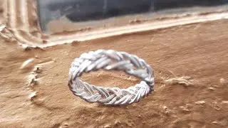 silver ring making || biutiful silver ring girls ! Chandi ki latest anguthi 