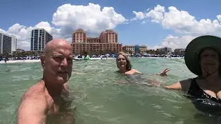 Family time with Dave, Pam, Harry & Eva with us at Clearwater Beach #clearwaterbeach