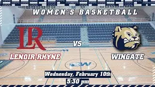 2020-2021 South Atlantic Conference Women's Basketball- Lenoir-Rhyne at Wingate
