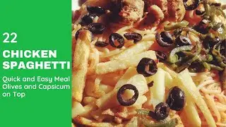Homemade Chicken Spaghetti in Tomato Sauce