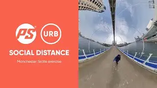 Social distancing inline skating - Manchester skate exercise