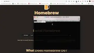 Install Brew in MacOS - 2021