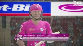BBL 2018-19 - Brisbane Heat V Sydney Sixers highlights | Big Bash League | DBC 17 Gameplay