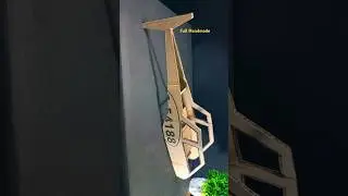 How to make Cardboard rc helicopter #project  Part - 2