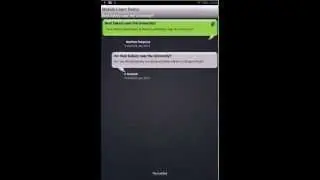 Blackboard Mobile Learn (Android) - Using a Discussion Board