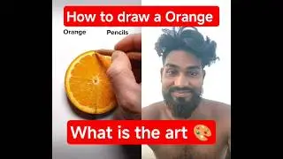 How to draw a Orange #facts #drawing #art #handmade #virtual #reality #fruits #viral #shorts