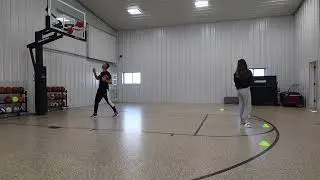 Pro Women's Basketball Player Chelsey Perry works out with JD!