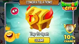 Dragon City - Unlocked x1 Corrupted Heroic Chest for Free 2024 😍