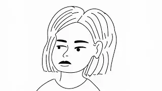 Simple Girl Drawing | সহজে মেয়ের ছবি আঁকা  | Bangla Drawing Video #drawing #pencilart