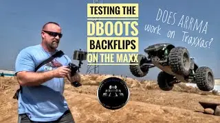 Traxxas Maxx with Arrma dBoot Backflips