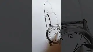 Realistic Wrist Watch Drawing | # shorts # YouTube shorts # Art # viral shorts