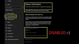How to Disable Windows Delivery Optimization using GPO