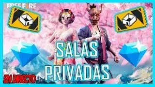🔥SALAS PRIVADAS💎 CON SUSCRIPTORES Y PREMIO AL GANADOR🎁 EN DIRECTO🔴 FREE FIRE💎