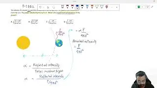 Finding Equilibrium Temperature of Planet Surface - Albedo & Emissivity