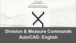 Autocad (English) - Division & Measure command (divide a line with blocks & objects)
