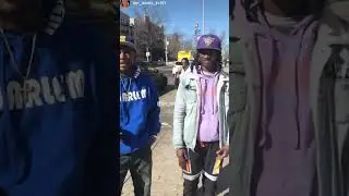 DJ Hard Hitta visits Harlem w/Tim Levels and Skittles! Throwing up the H , Houston to Harlem !
