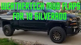 Weathertech mud flaps. 19 silverado z71