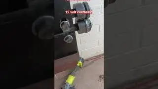 Bead roller cordless motor conversion #automobile #mechanic #diy #beadroller