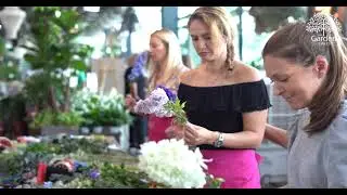 Morning of breakfast and bouquets | Flower arrangement workshop | The Garden Concept, Dubai UAE