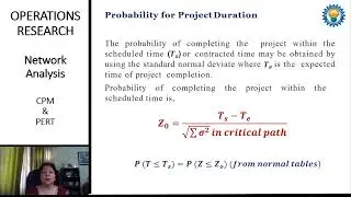 Network Analysis in Project Management by Prof Nisha Agarwal