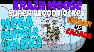 Super Blood Hockey Mega Rumble Violence Rating of 1386 Germany VS Canada