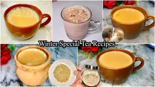 5 Best Winter Tea Recipes | Masala Chai, Kashmiri Chai & Kadak Chai | Perfect Winter Drinks