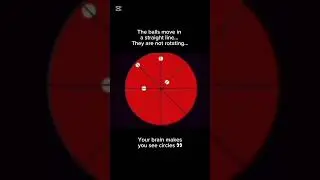 Straight Line or Rotation? 🔴😲 | Optical Illusion #shorts #illusion