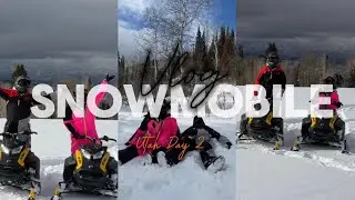 UTAH DAY 2 | SNOWMOBILE !!! | VLOG 