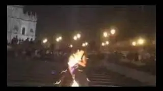 FlameOz/Pyroptix Duo Fireshow in Macao - Dan Miethke of Cirque du Soleil