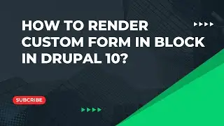 How to render custom form in block in Drupal 10?
