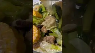 Nilagang baboy (Boiled pork soup)