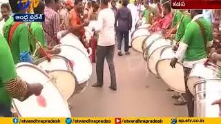 TDP Leaders organise rally | MP CM Ramesh Hunger Strike | Kadapa Steel Plant