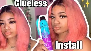 🌸TESTING NEW GOT2B INSTA HOLD SPAY! GLUELESS WIG INSTALL DEMO!✨