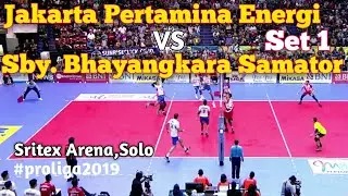 JPE VS SBS SET 1 #proliga2019 (Men) - Sritex Arena,Solo | Medok Volleyball