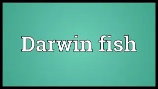 Darwin fish Meaning