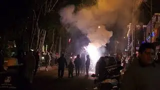Quema de torito en honor a la Santísima Virgen de Guadalupe zona 16 acatan as son de baca lechera
