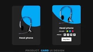 CSS Product Card UI Design using HTML & CSS
