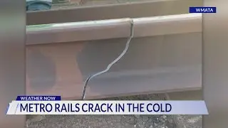 Metro rails crack in the cold leaving some riders nervous