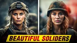 Top 10 Countries With Beautiful Female Soldiers (2025)